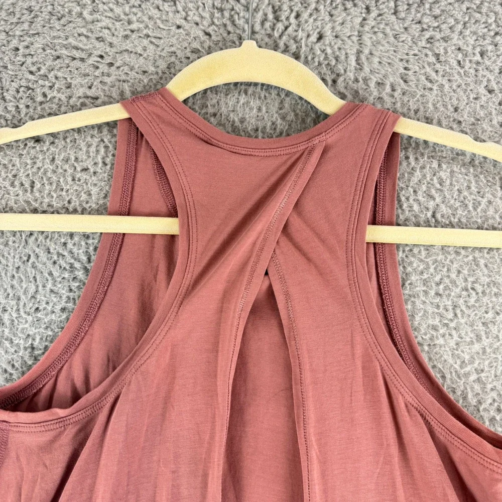 Lululemon All It Takes Tank Top Womens 4 Pink Tulip Back Yoga‎ Sleeveless Top